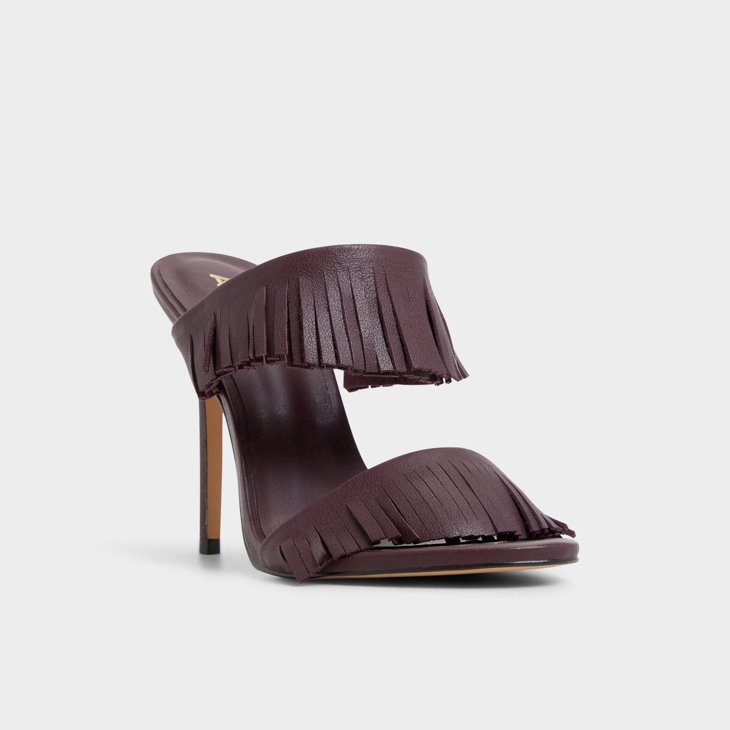 Nahanie in Bordo - Heeled mule, Stiletto heel - Bordo