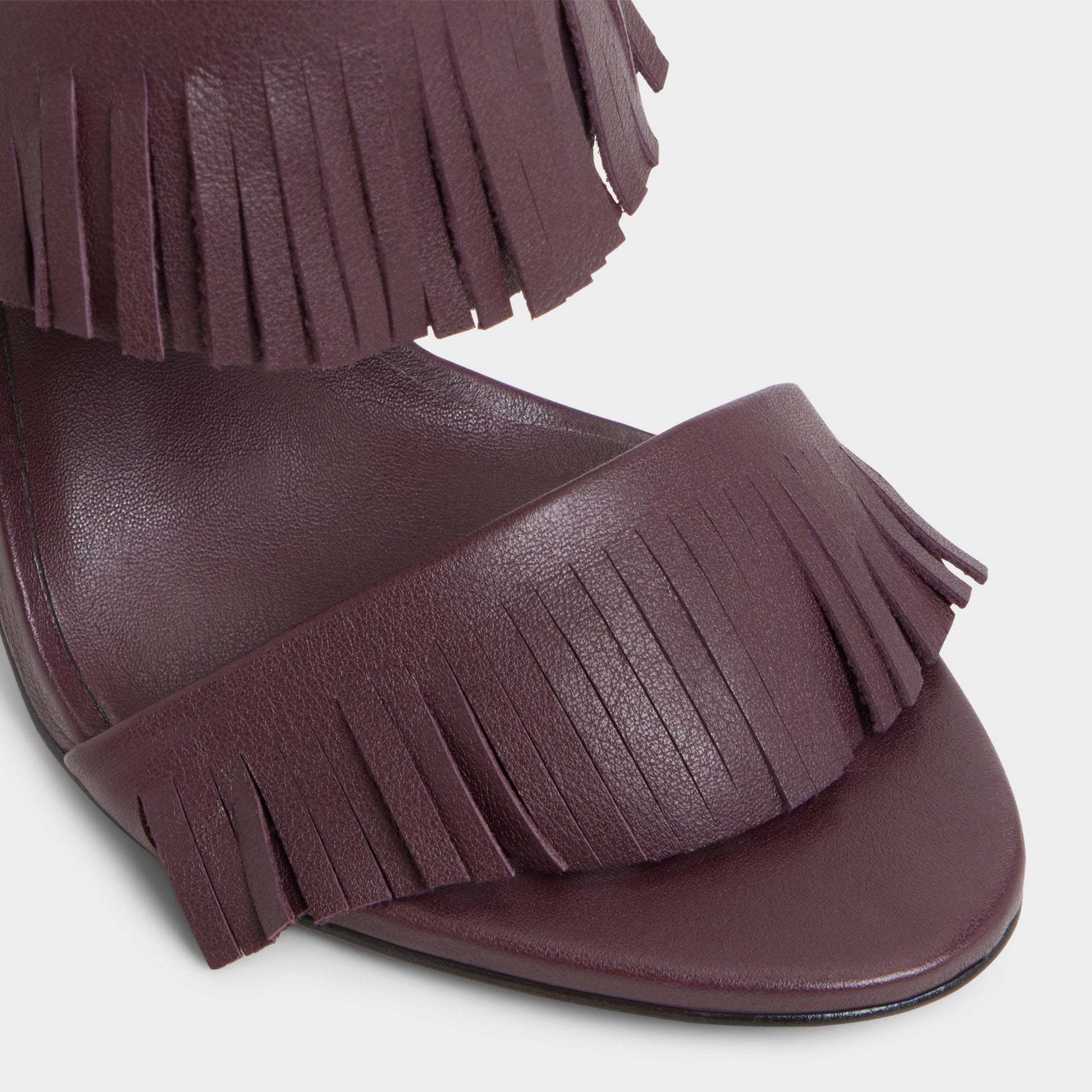 Nahanie in Bordo - Heeled mule, Stiletto heel - Bordo