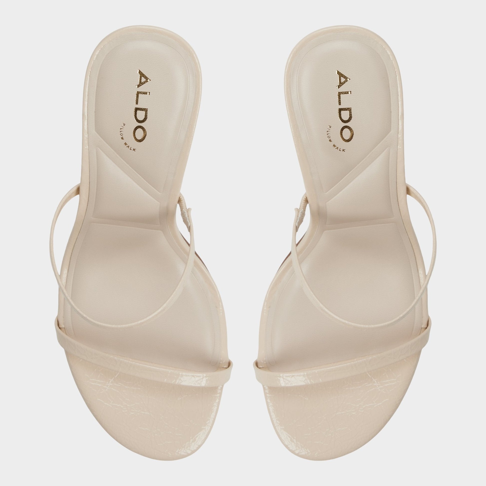Avelinda in Cream - Heeled mule - Cream
