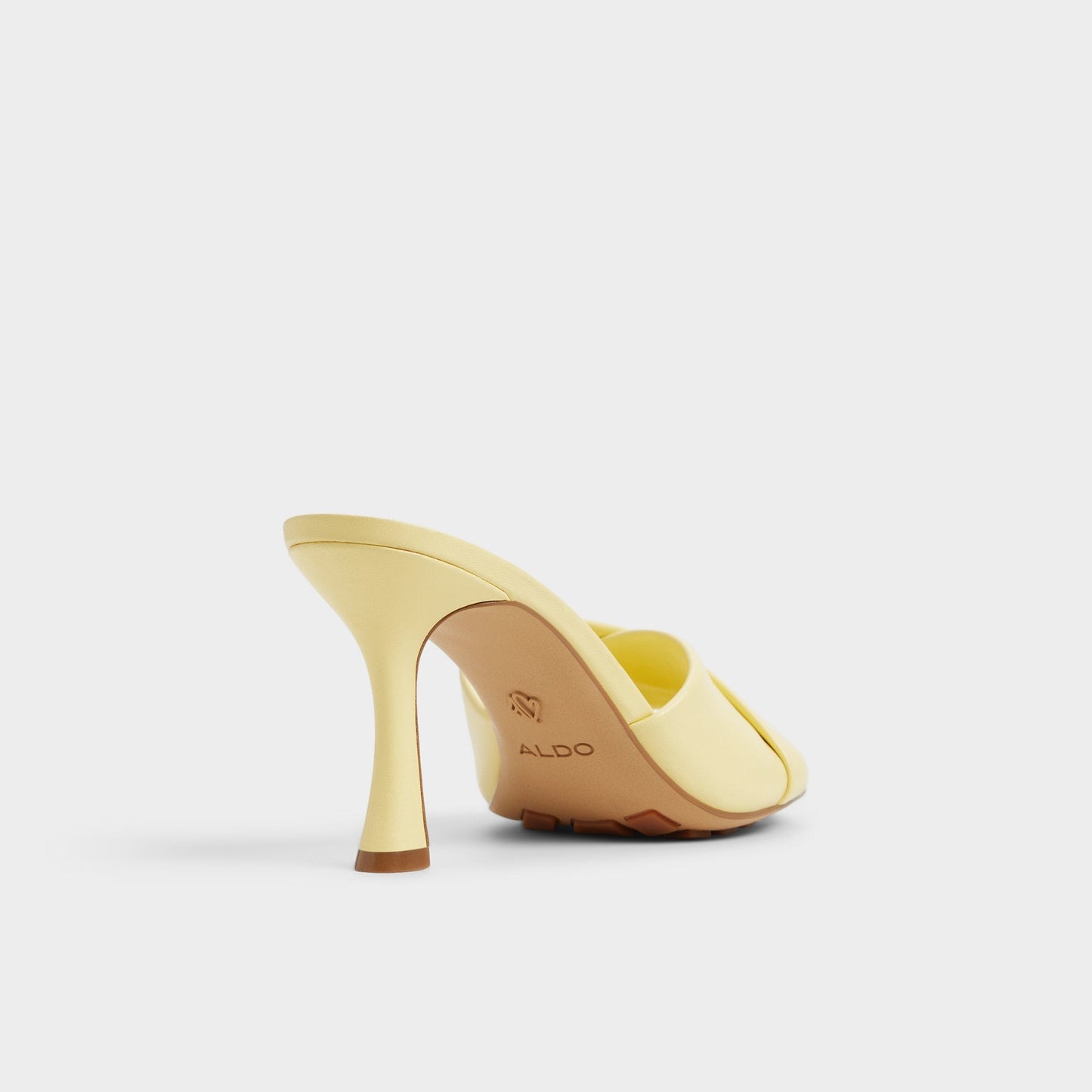 Lyhanna Light Yellow Women's Heeled mules - Heeled mule, Stiletto heel - Light Yellow