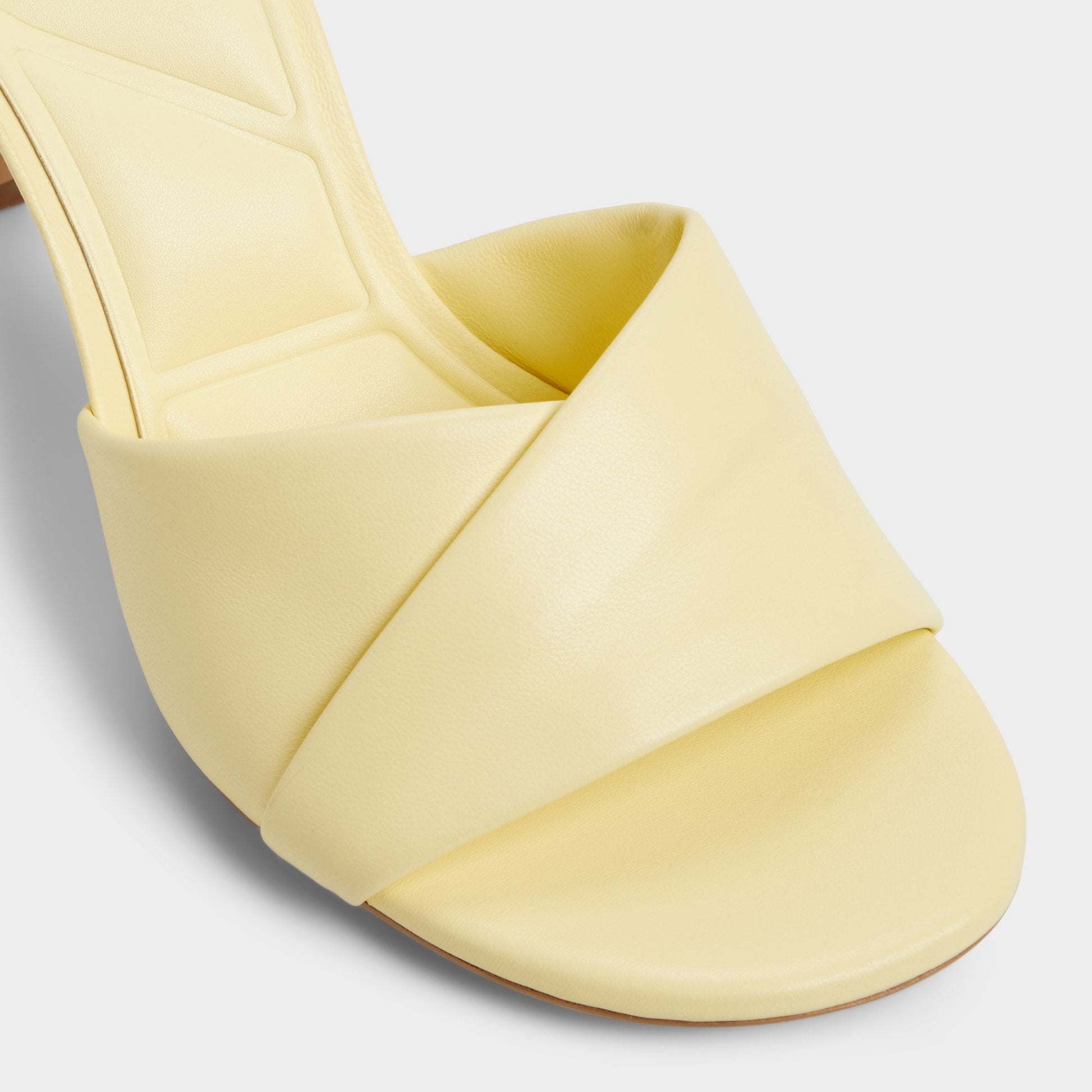 Lyhanna Light Yellow Women's Heeled mules - Heeled mule, Stiletto heel - Light Yellow