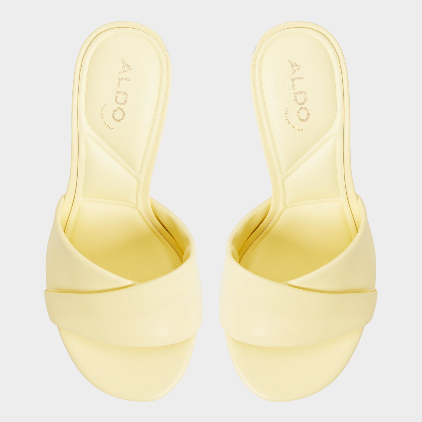 Lyhanna Light Yellow Women's Heeled mules - Heeled mule, Stiletto heel - Light Yellow