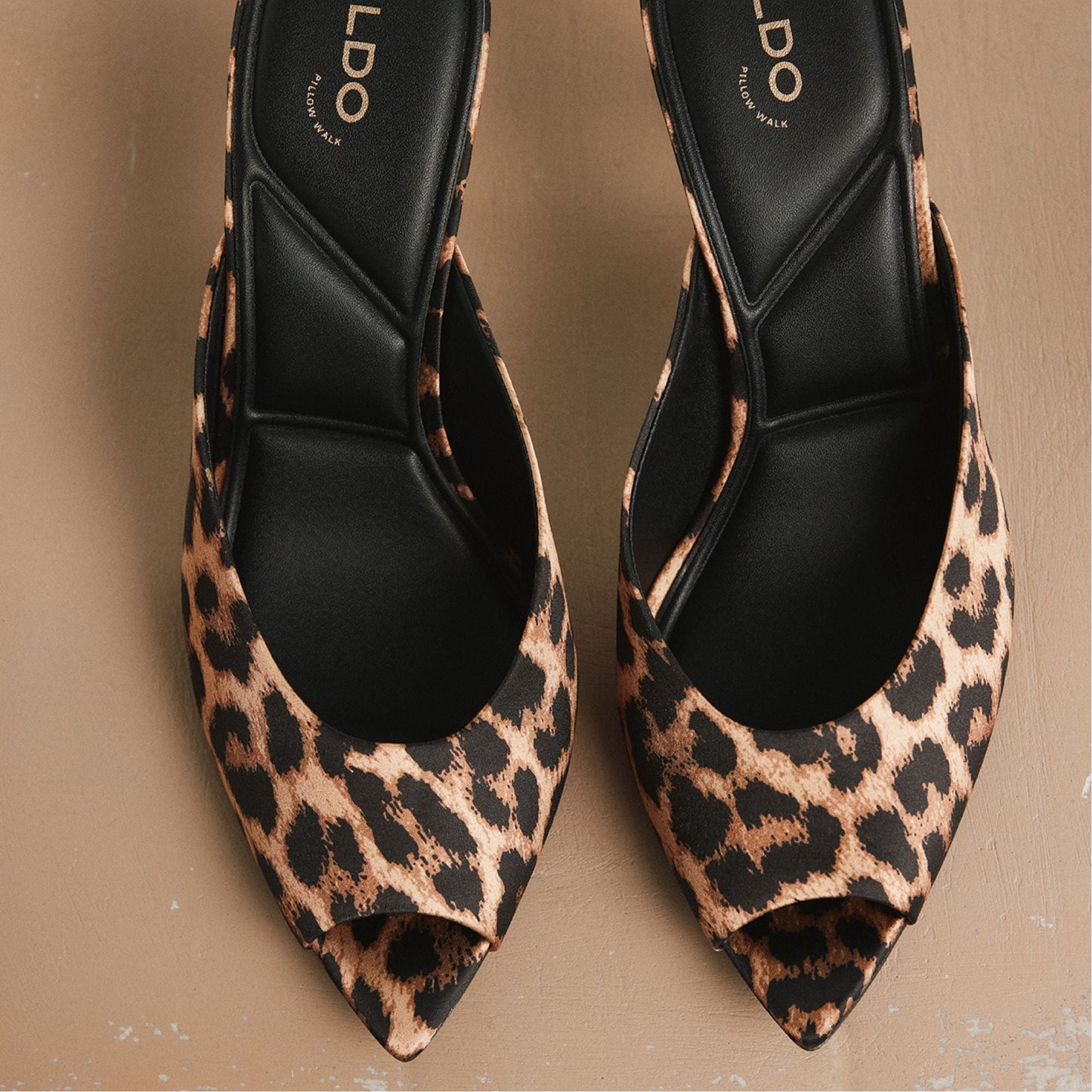 Elenara Brown Multi Women's Heeled mules - Heeled mule, Stiletto heel - Brown Multi