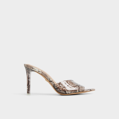 Anitabrilden Other Grey Women's Mule slides - Heeled mule, Stiletto heel - Other Grey