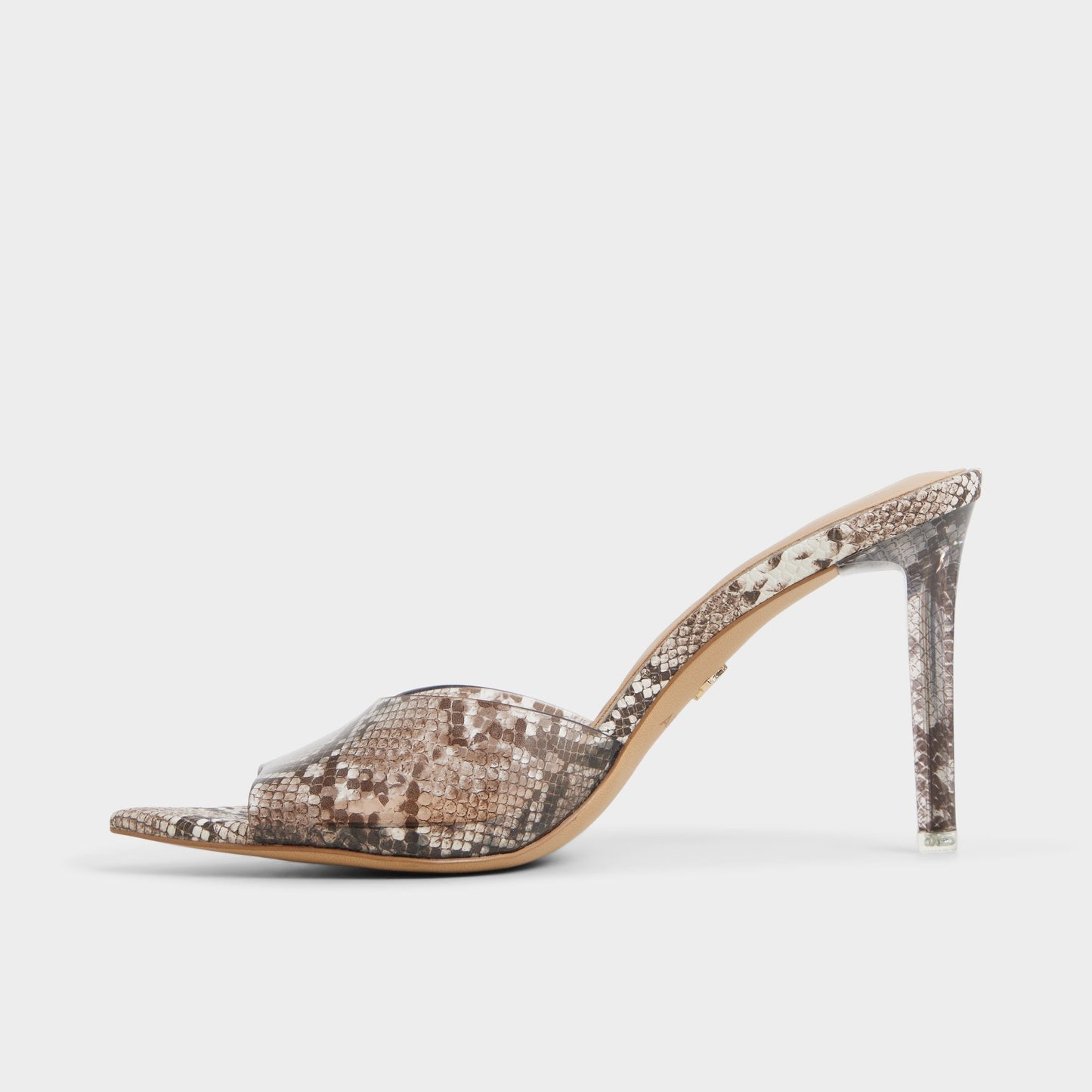 Anitabrilden Other Grey Women's Mule slides - Heeled mule, Stiletto heel - Other Grey