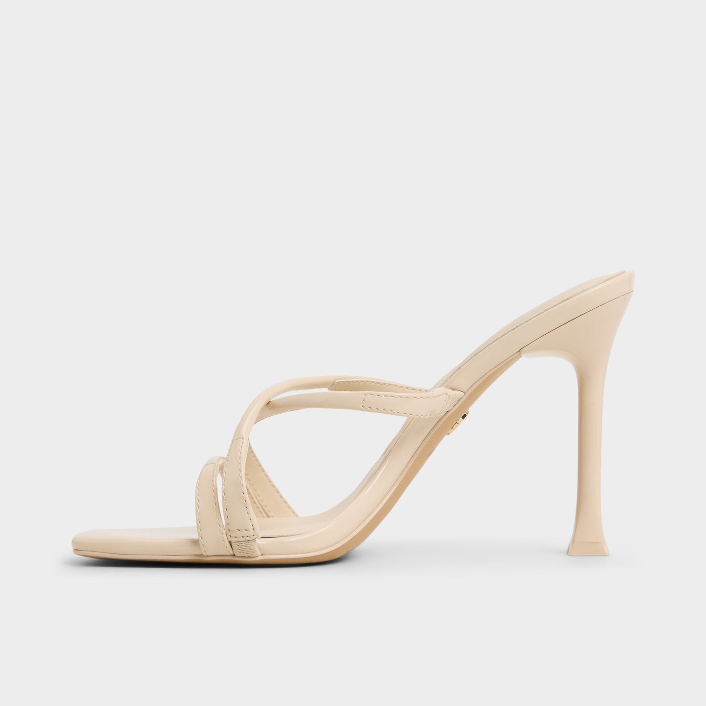 Velaia Light Beige Women's Heeled mules - Heeled mule, Stiletto heel - Light Beige