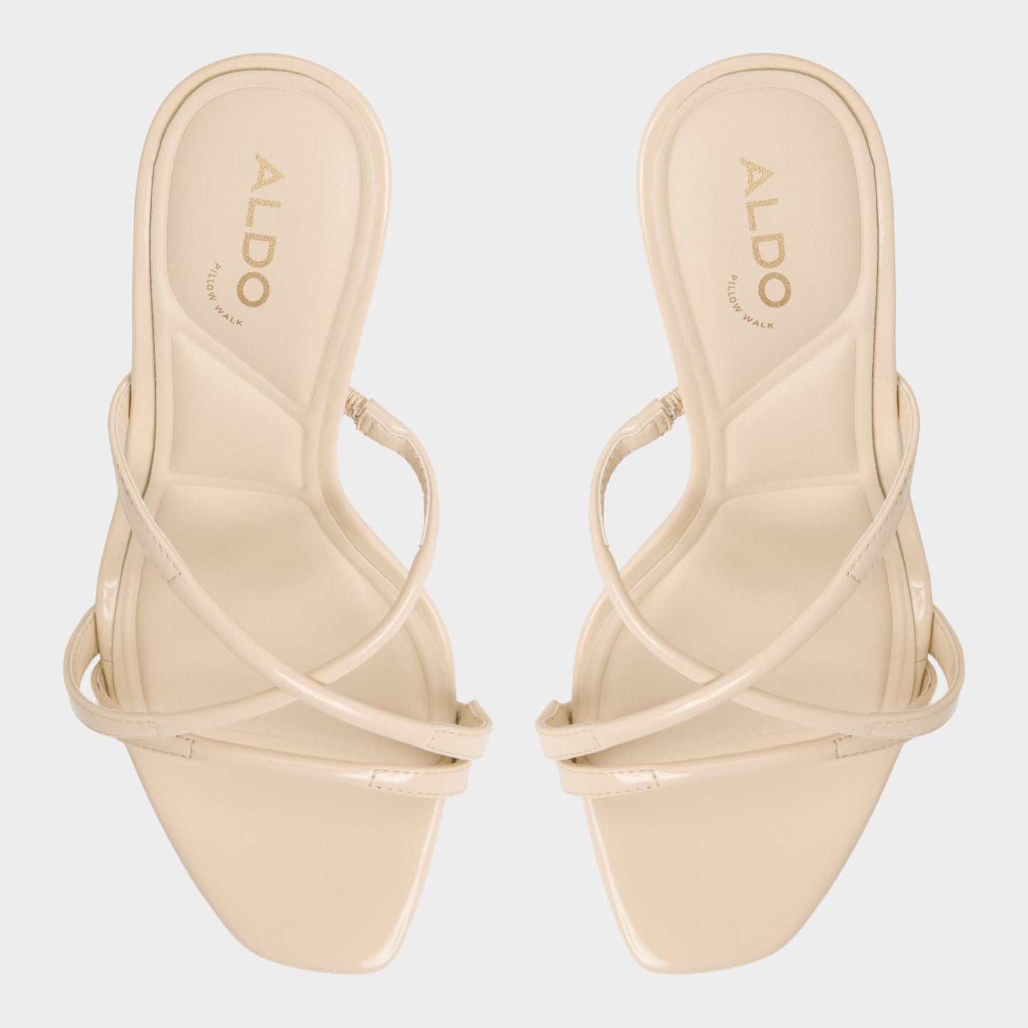 Velaia Light Beige Women's Heeled mules - Heeled mule, Stiletto heel - Light Beige