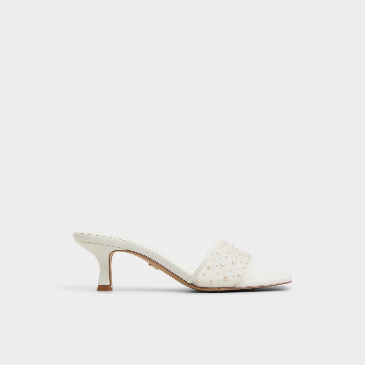 Pearlia White Women's Heeled mules - Heeled mule - White