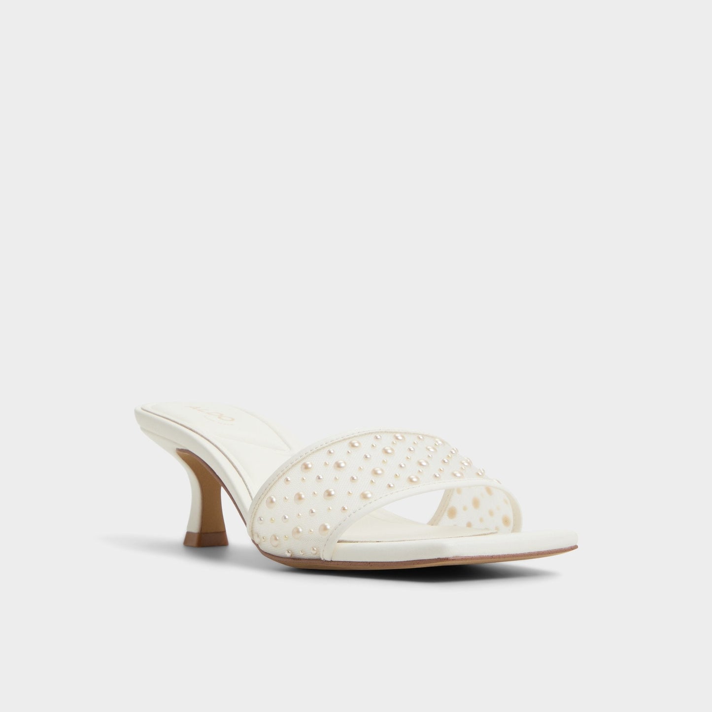 Pearlia White Women's Heeled mules - Heeled mule - White
