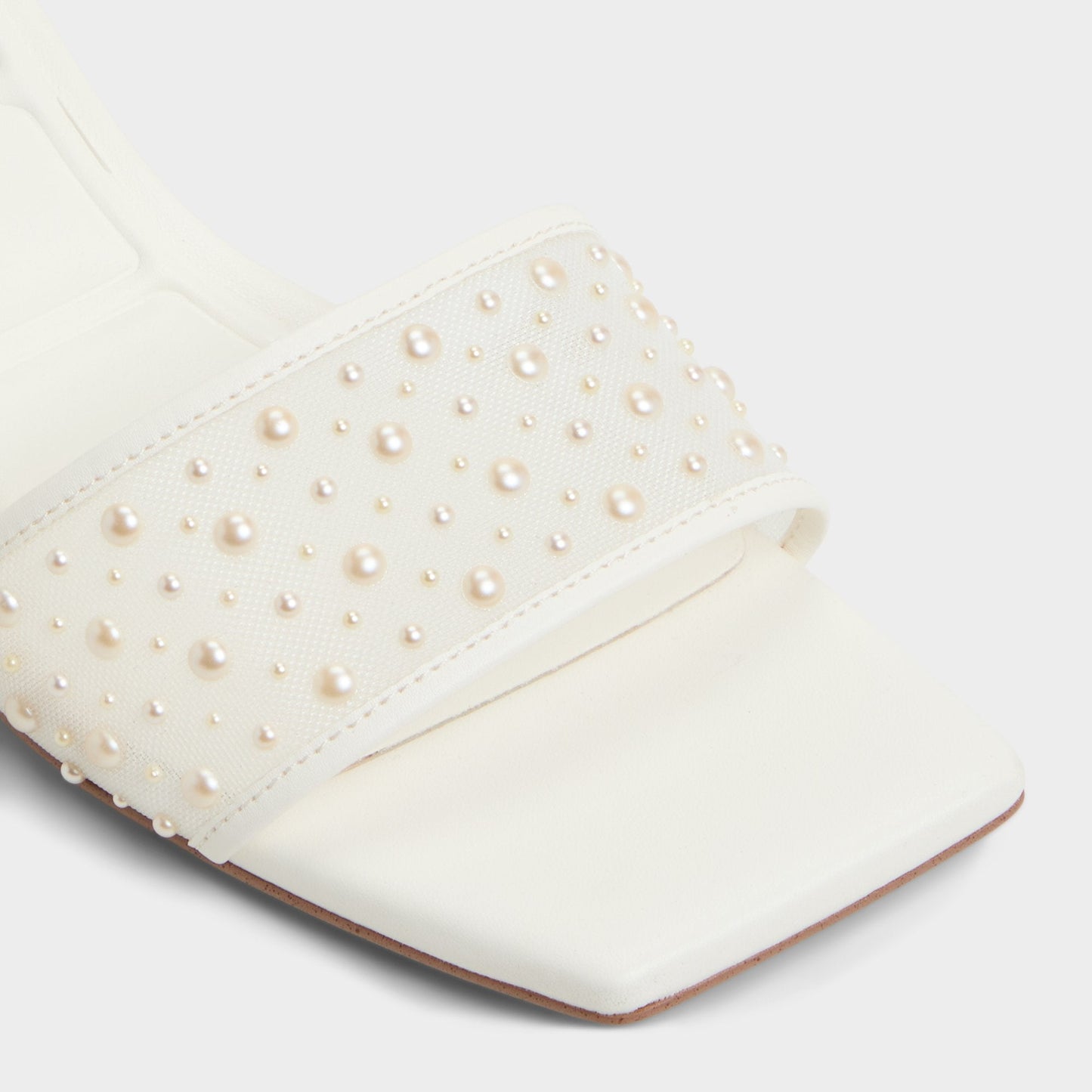 Pearlia White Women's Heeled mules - Heeled mule - White