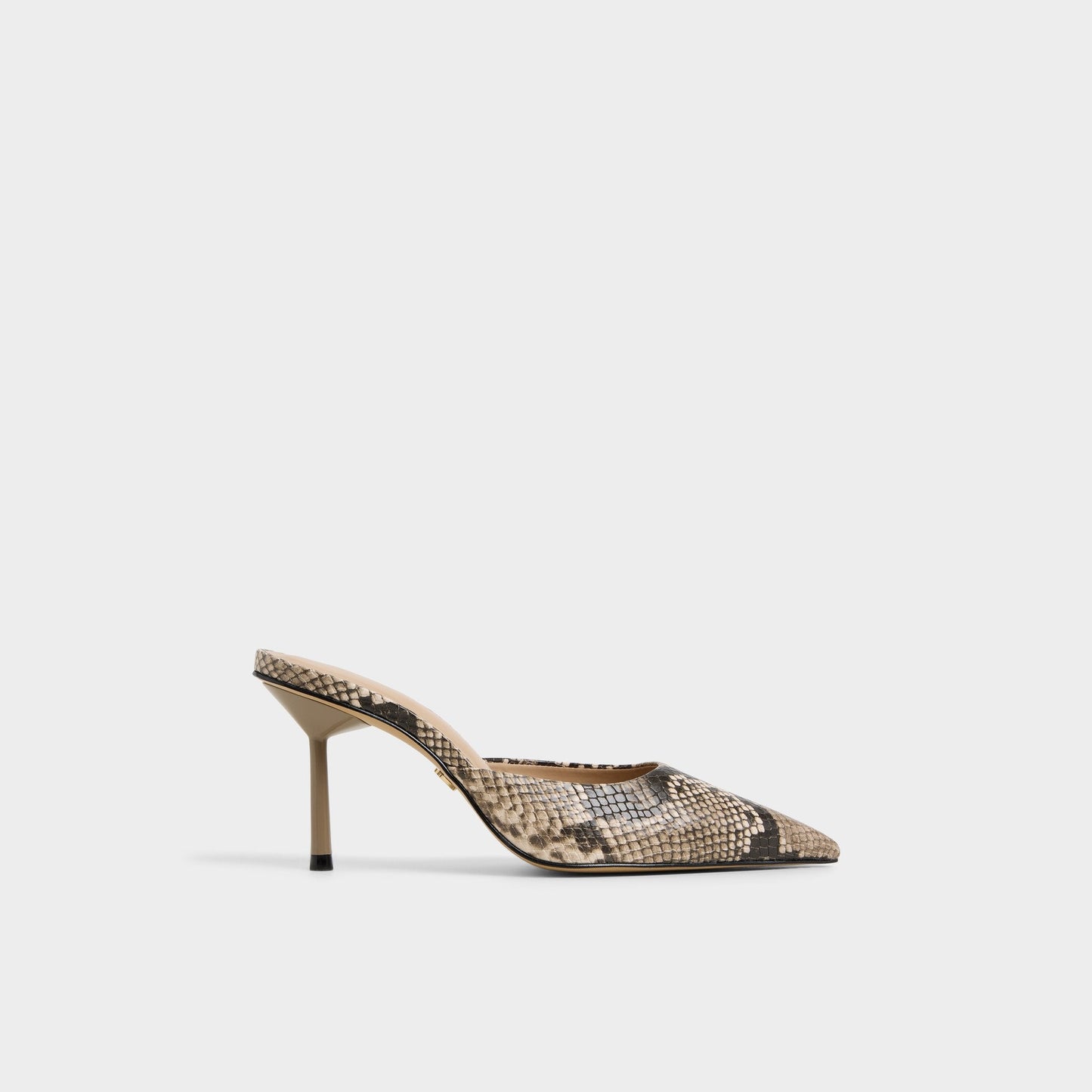 Beatrixy Python Women's Heeled mules - Heeled mule, Stiletto heel - Python
