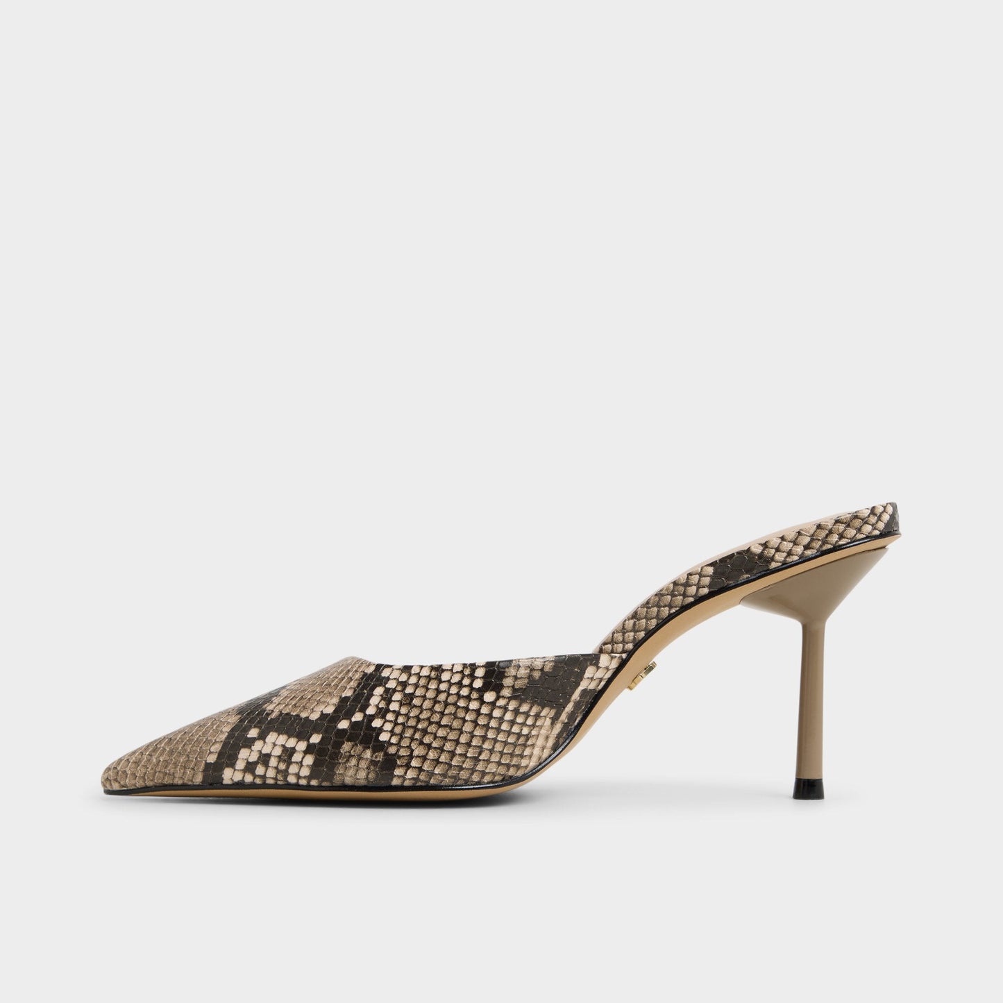 Beatrixy Python Women's Heeled mules - Heeled mule, Stiletto heel - Python