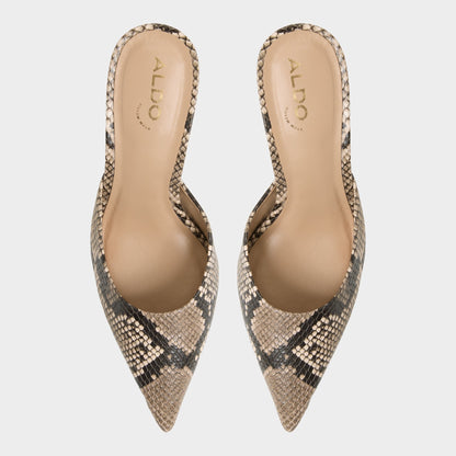 Beatrixy Python Women's Heeled mules - Heeled mule, Stiletto heel - Python