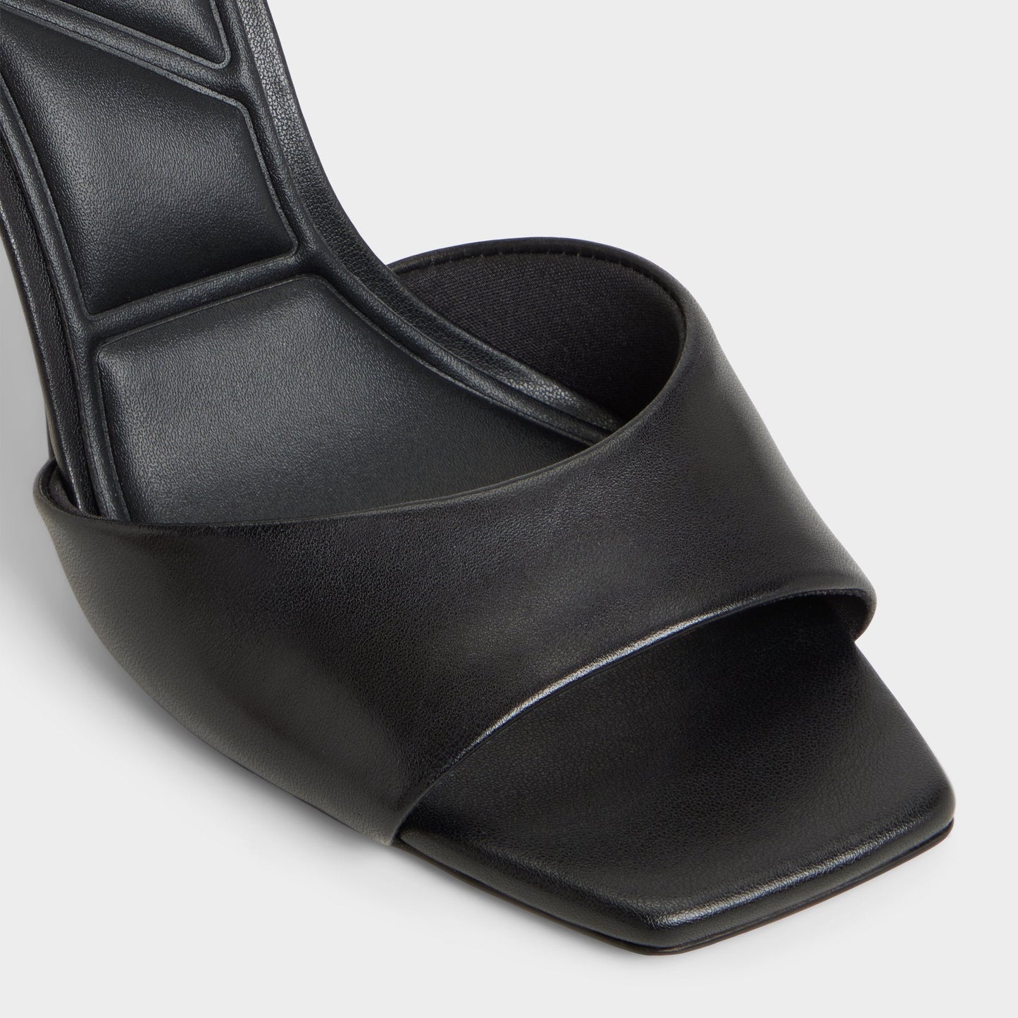 Jennifer in Black - Heeled mule, Stiletto heel - Black