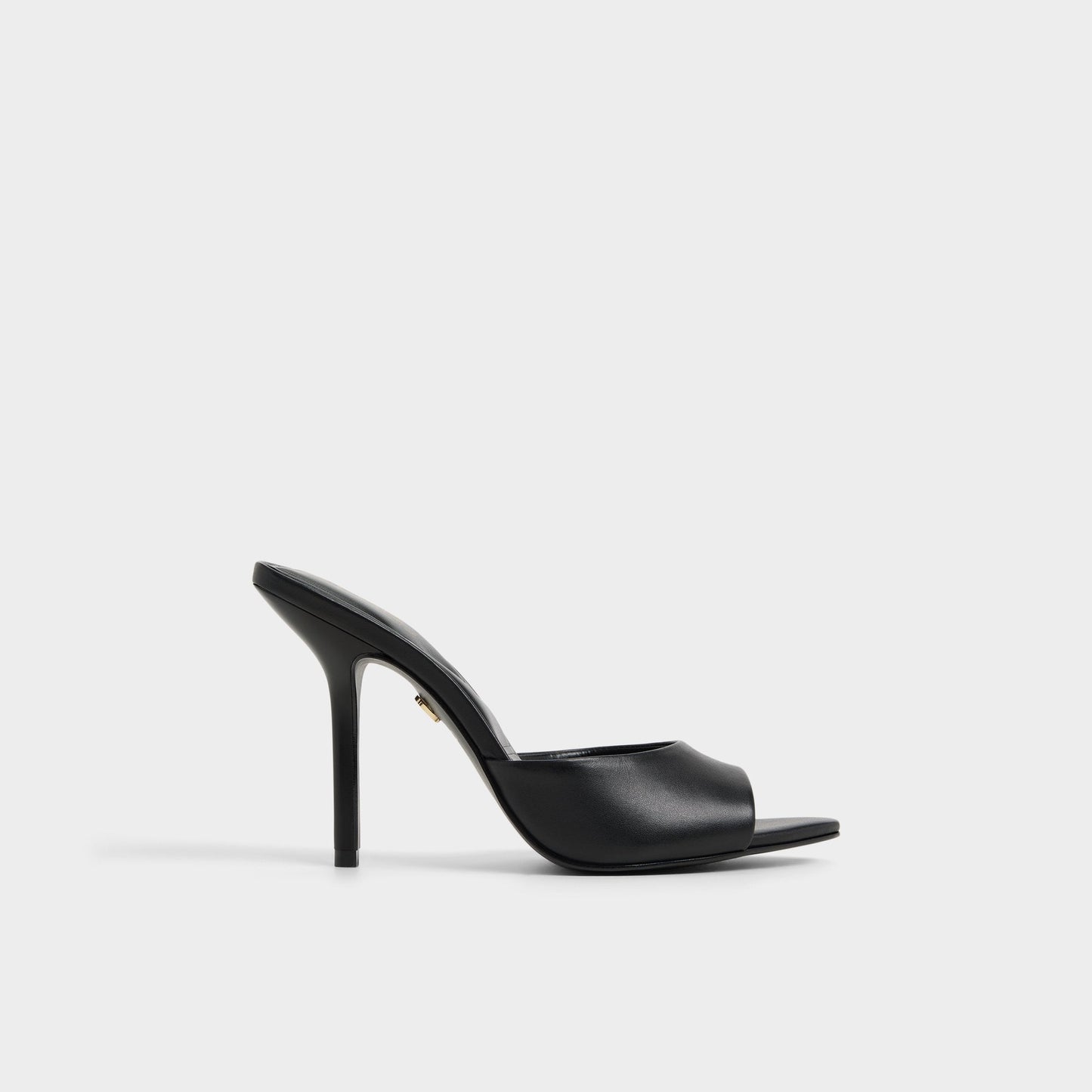 Madelan in Black - Heeled mule, Stiletto heel - Black