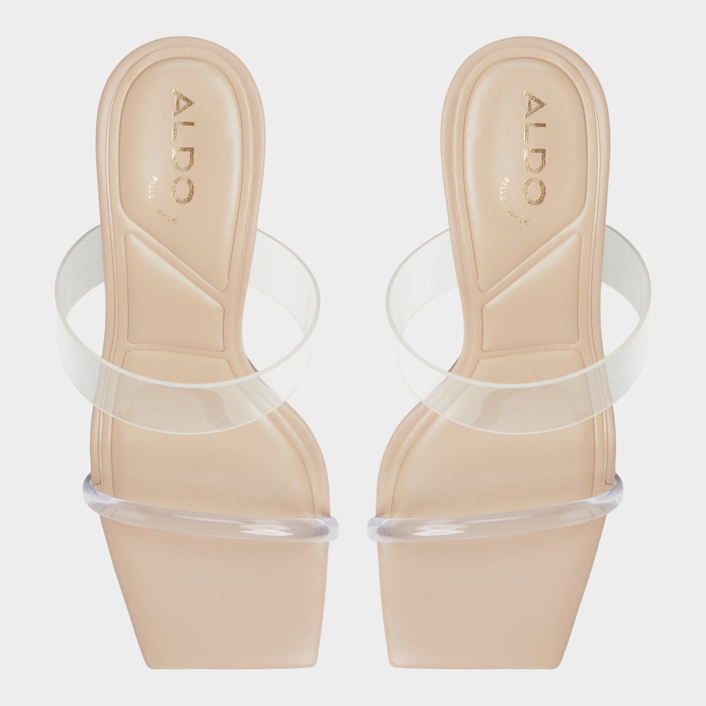 Calley Tan Women's Heeled mules - Heeled mule, Block heel - Tan