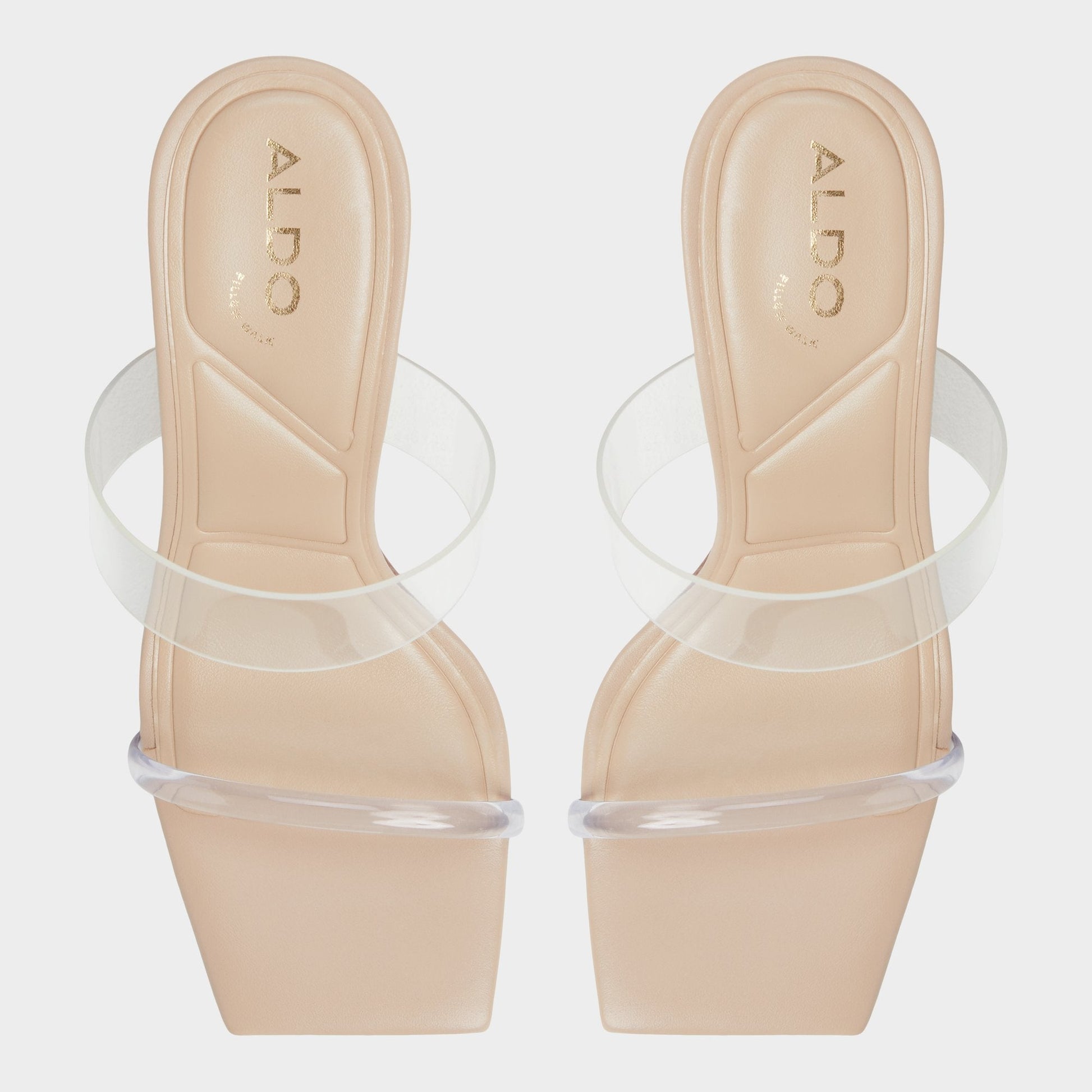 Calley Tan Women's Heeled mules - Heeled mule, Block heel - Tan