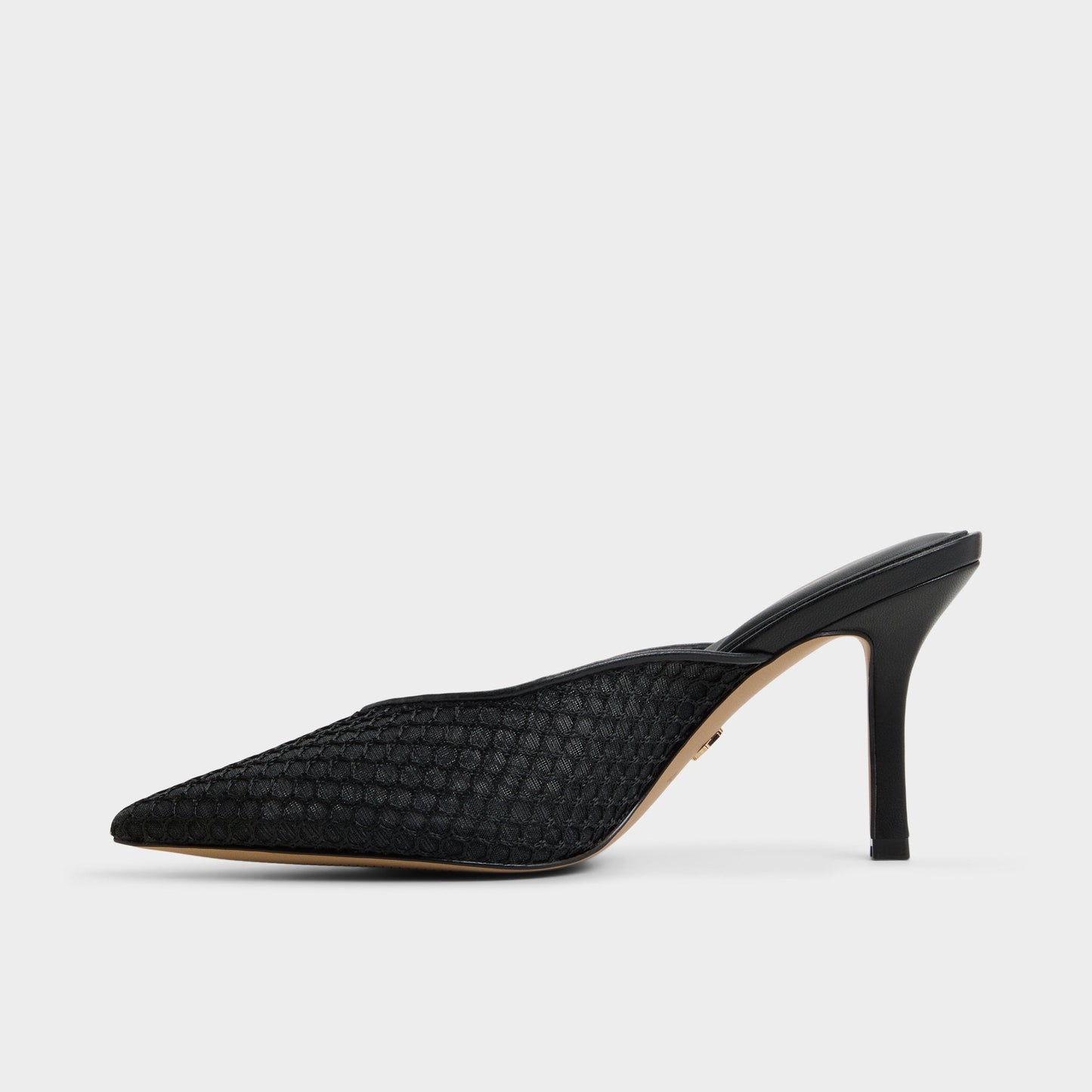 Gamilia Black Women's Kitten heels - Heeled mule, Kitten heel - Black