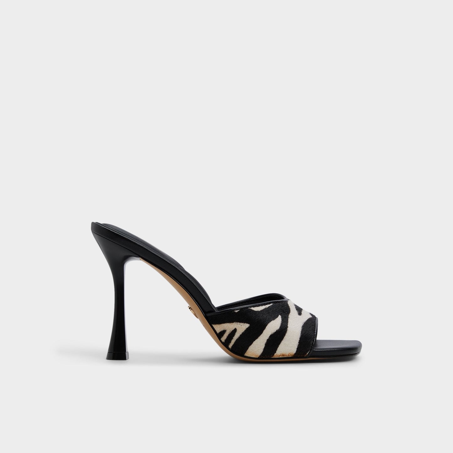 Evadalia White/Black Women's Heeled mules - Heeled mule - White/Black