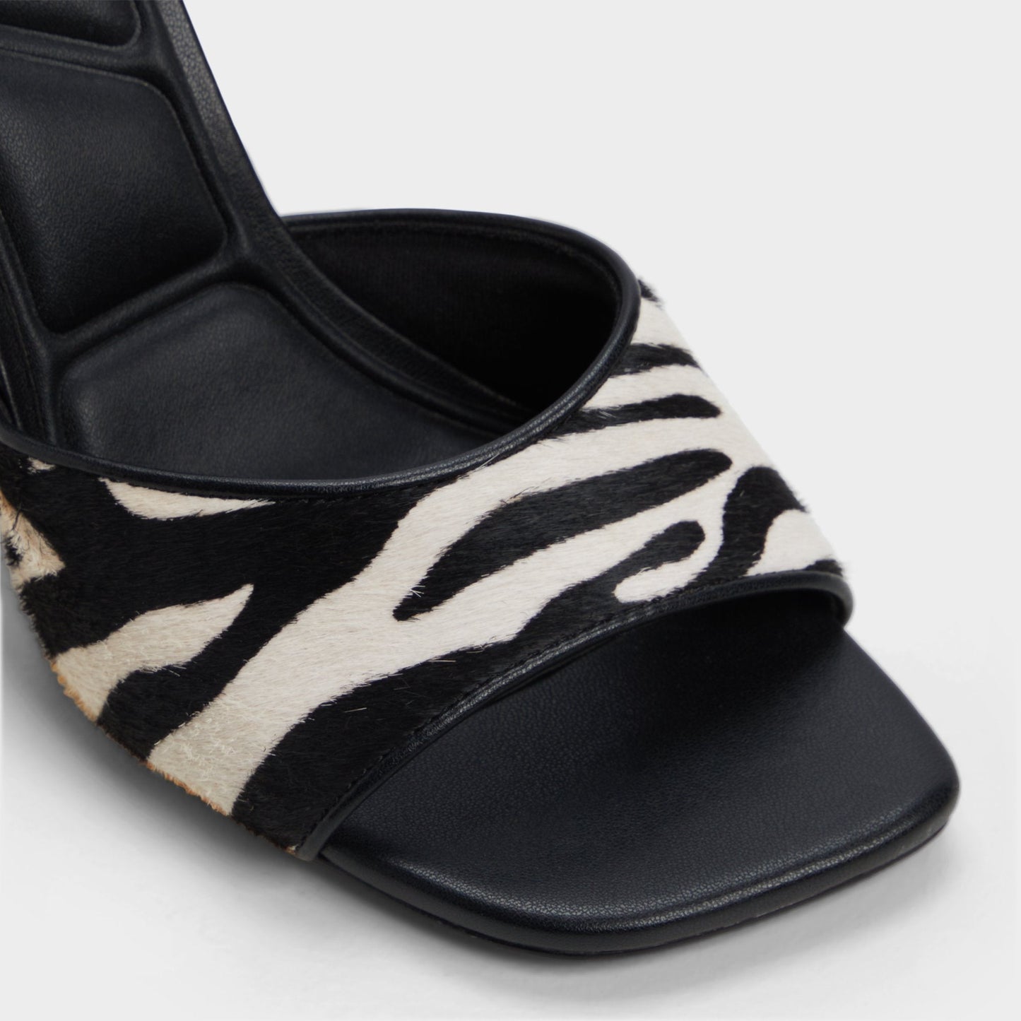 Evadalia White/Black Women's Heeled mules - Heeled mule - White/Black