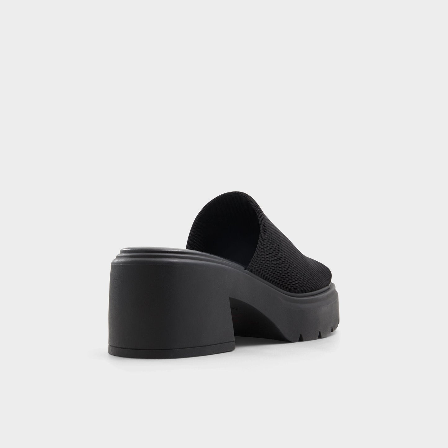 Harrietta Black Women's Wedges - Heeled mule, Block heel - Black