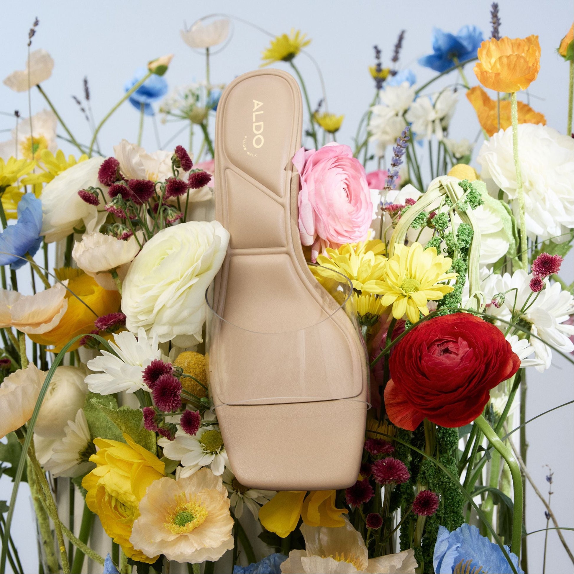 Enchanting Tan Women's Heeled mules - Heeled mule, Kitten heel - Tan