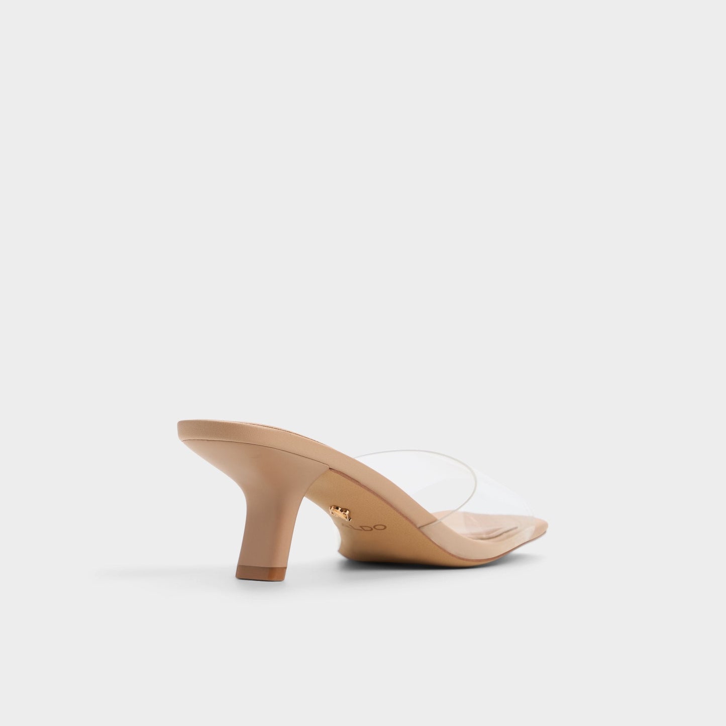 Enchanting Tan Women's Heeled mules - Heeled mule, Kitten heel - Tan