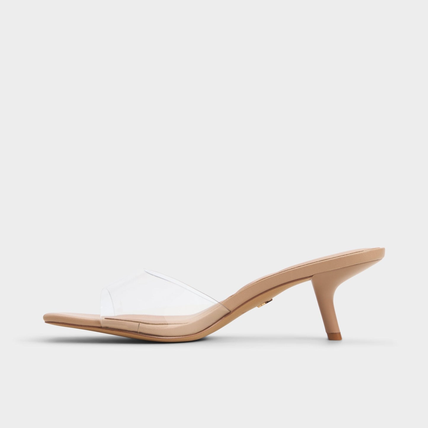 Enchanting Tan Women's Heeled mules - Heeled mule, Kitten heel - Tan