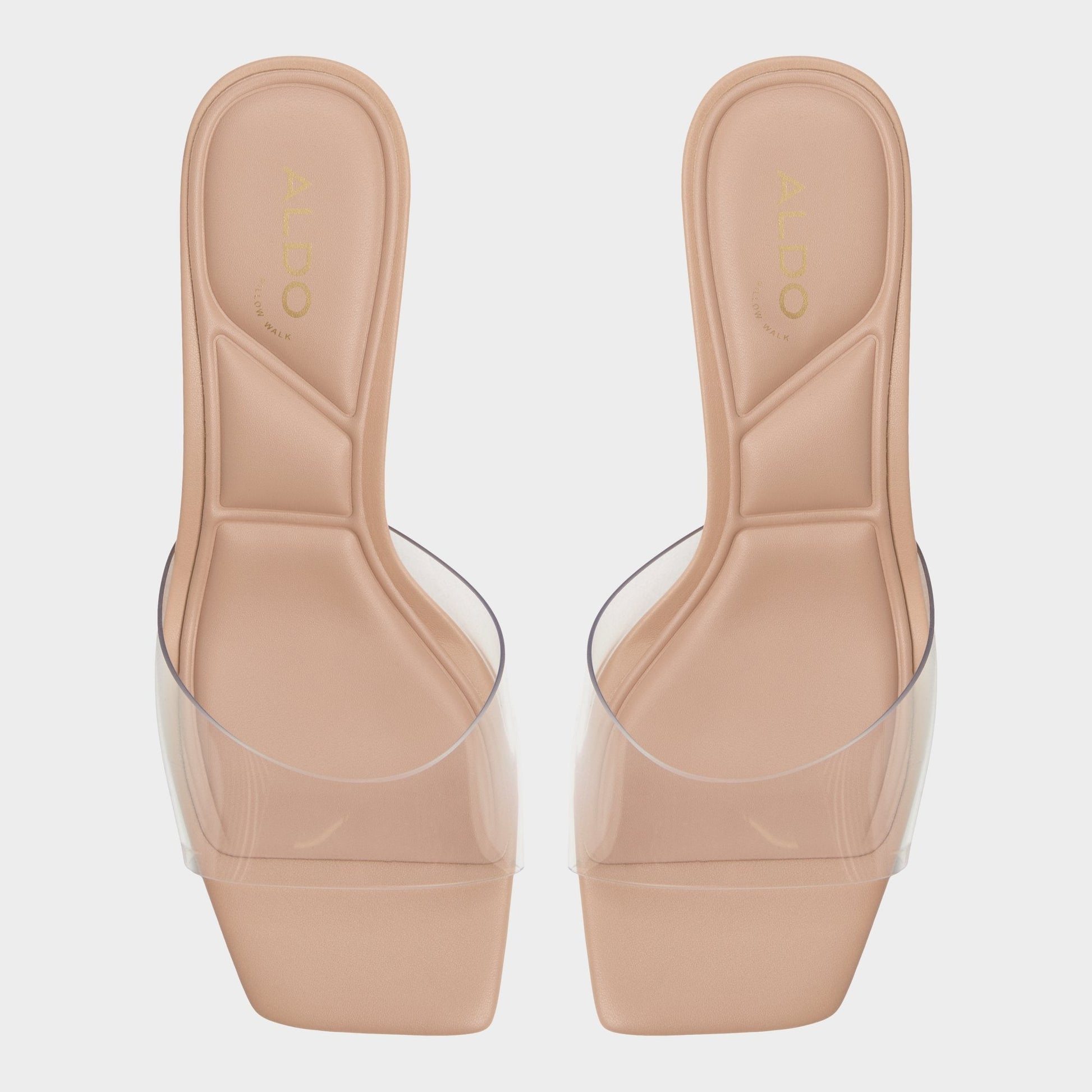 Enchanting Tan Women's Heeled mules - Heeled mule, Kitten heel - Tan