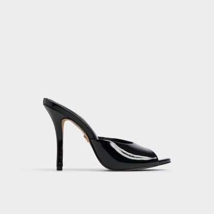 Fidelia Black Women's Heeled mules - Heeled mule - Black