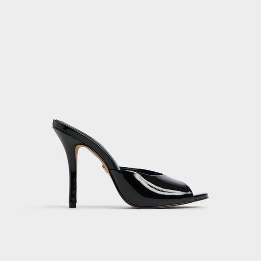Fidelia Black Women's Heeled mules - Heeled mule - Black