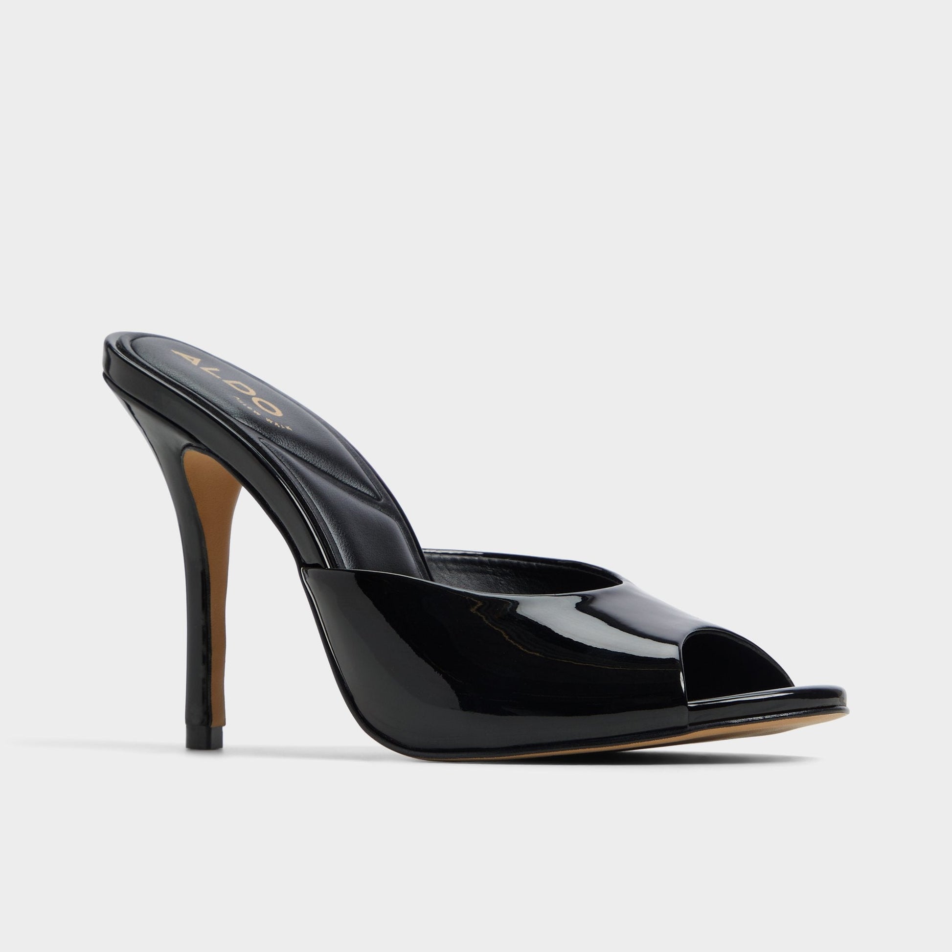 Fidelia Black Women's Heeled mules - Heeled mule - Black