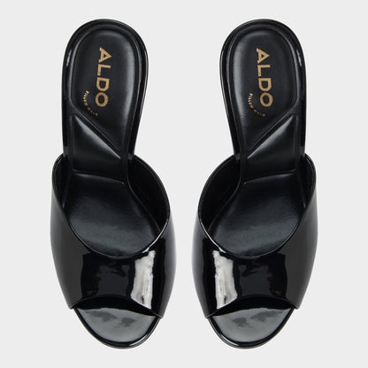 Fidelia Black Women's Heeled mules - Heeled mule - Black