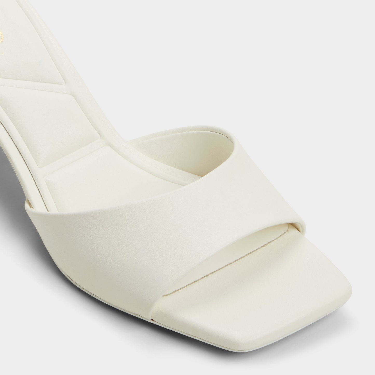 Enchanting White Women's Heeled mules - Heeled mule, Kitten heel - White