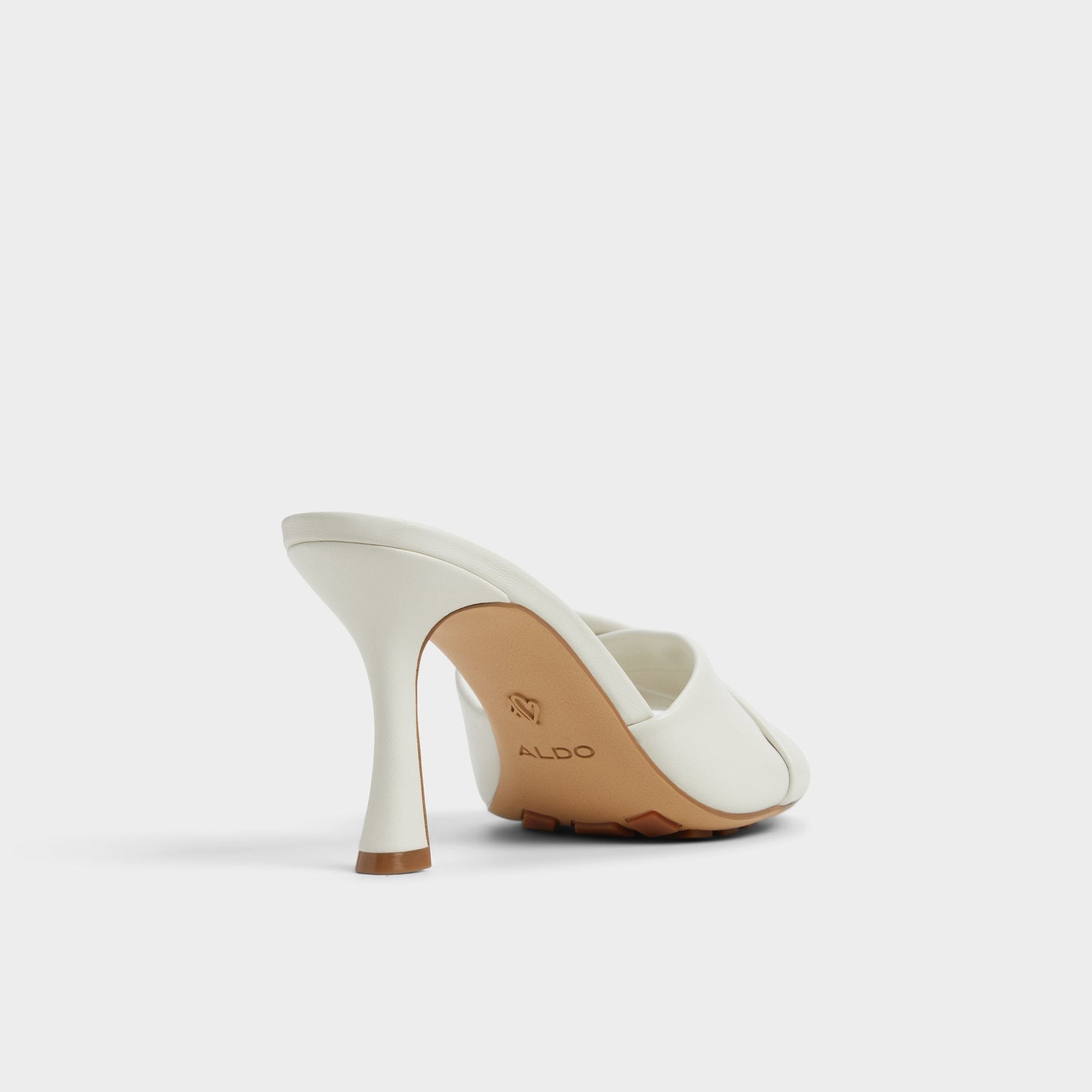 Lyhanna White/Bone Women's Heeled mules - Heeled mule, Stiletto heel - White/Bone