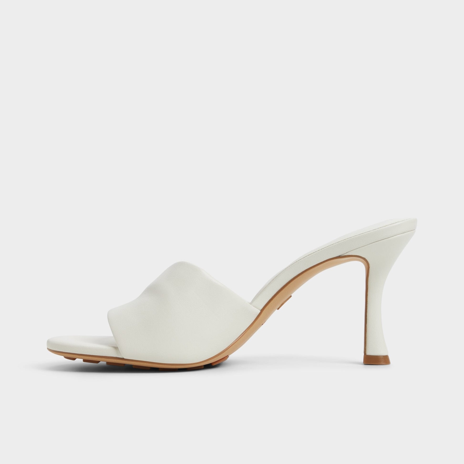 Lyhanna White/Bone Women's Heeled mules - Heeled mule, Stiletto heel - White/Bone