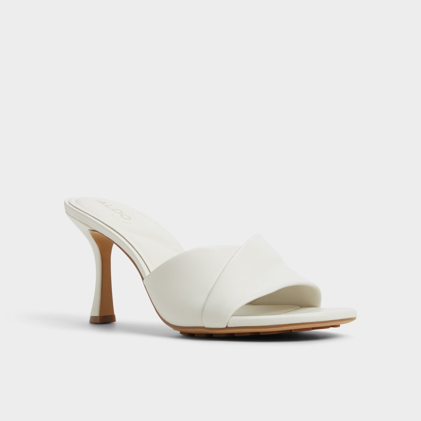 Lyhanna White/Bone Women's Heeled mules - Heeled mule, Stiletto heel - White/Bone