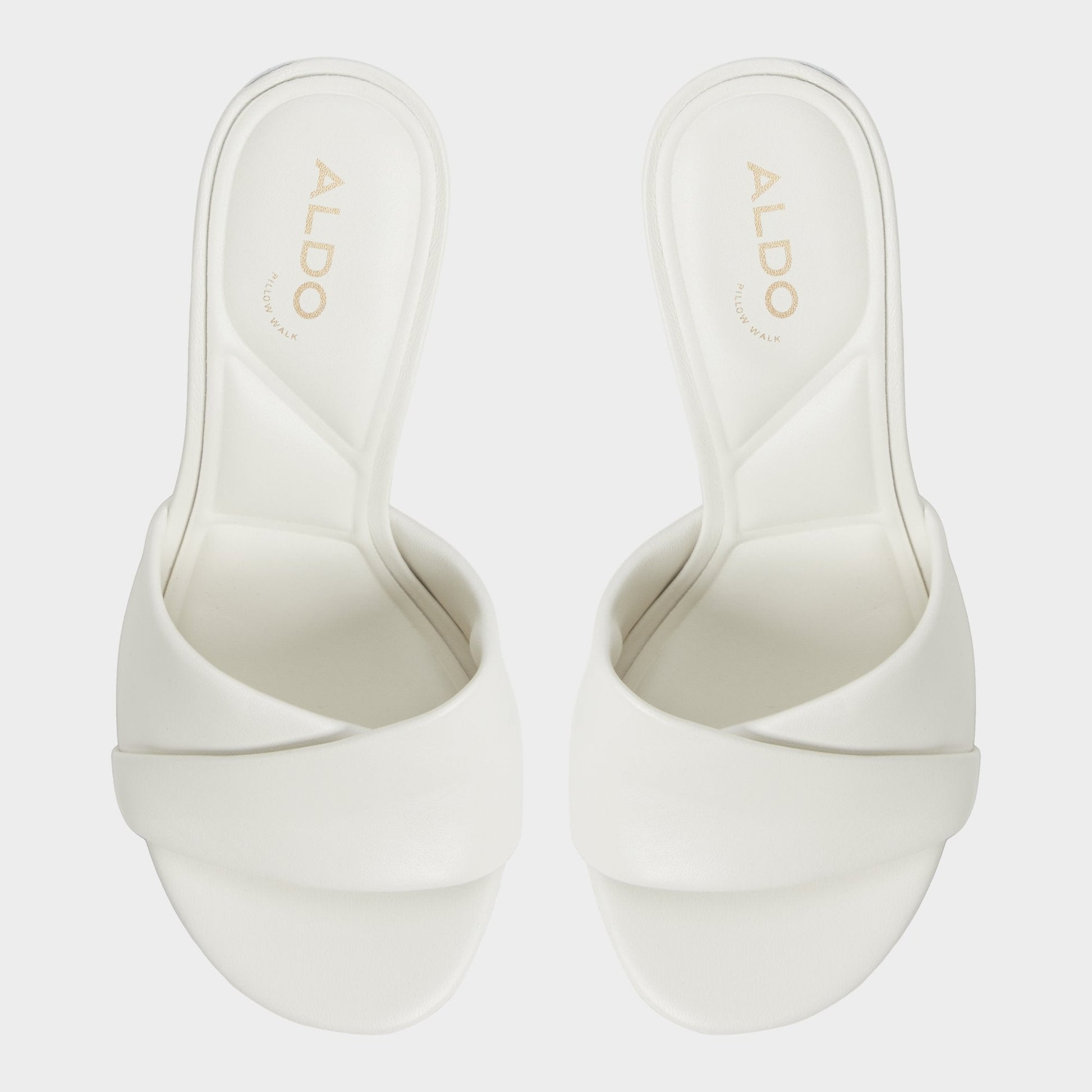 Lyhanna White/Bone Women's Heeled mules - Heeled mule, Stiletto heel - White/Bone