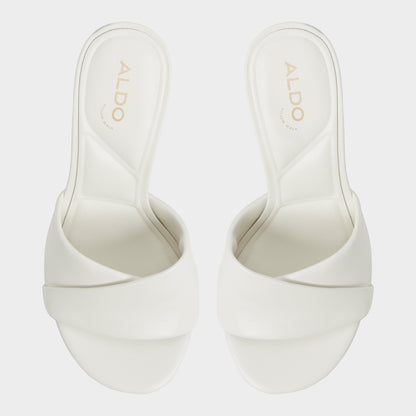 Lyhanna White/Bone Women's Heeled mules - Heeled mule, Stiletto heel - White/Bone