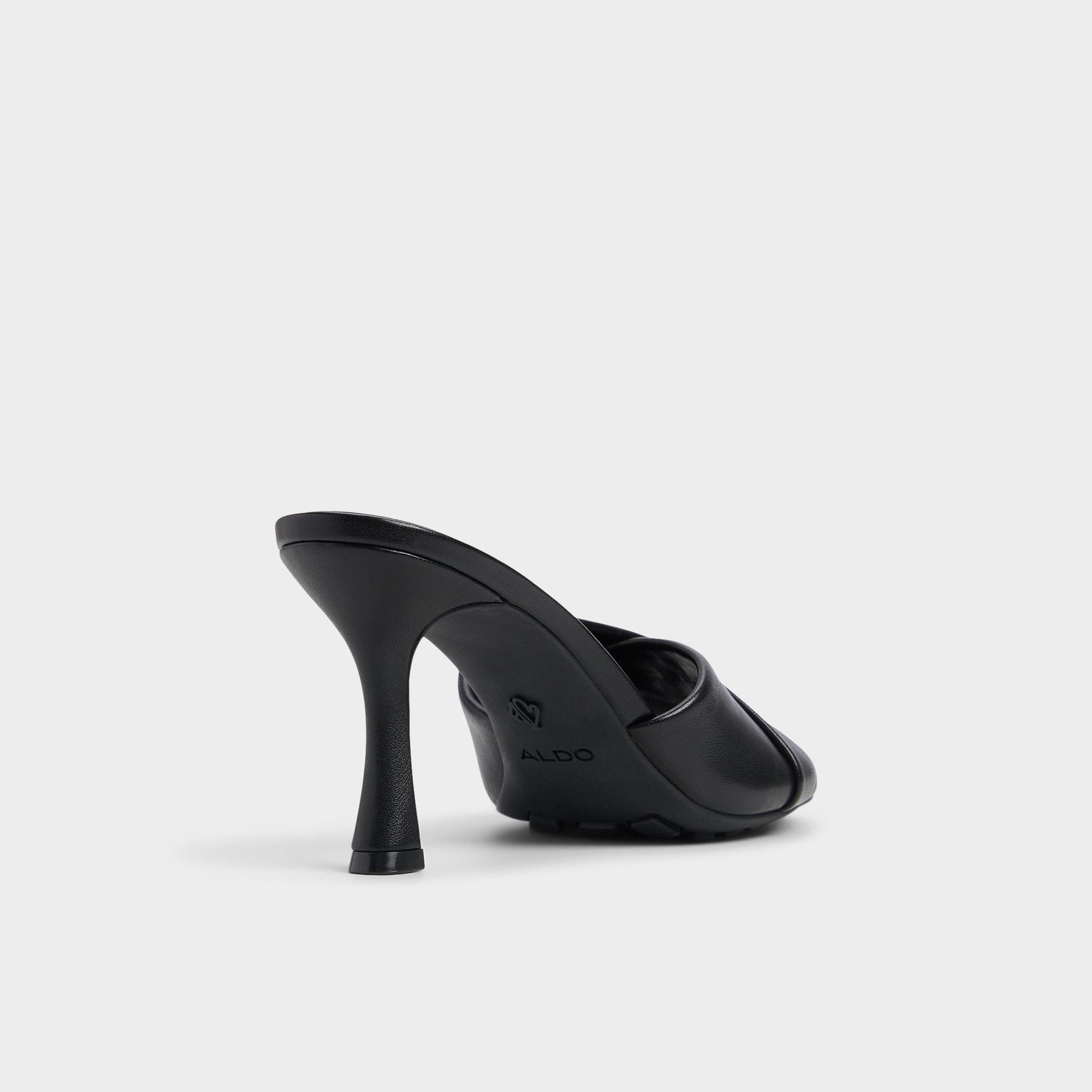 Lyhanna Black Women's Heeled mules - Heeled mule, Stiletto heel - Black