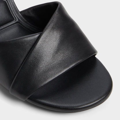 Lyhanna Black Women's Heeled mules - Heeled mule, Stiletto heel - Black