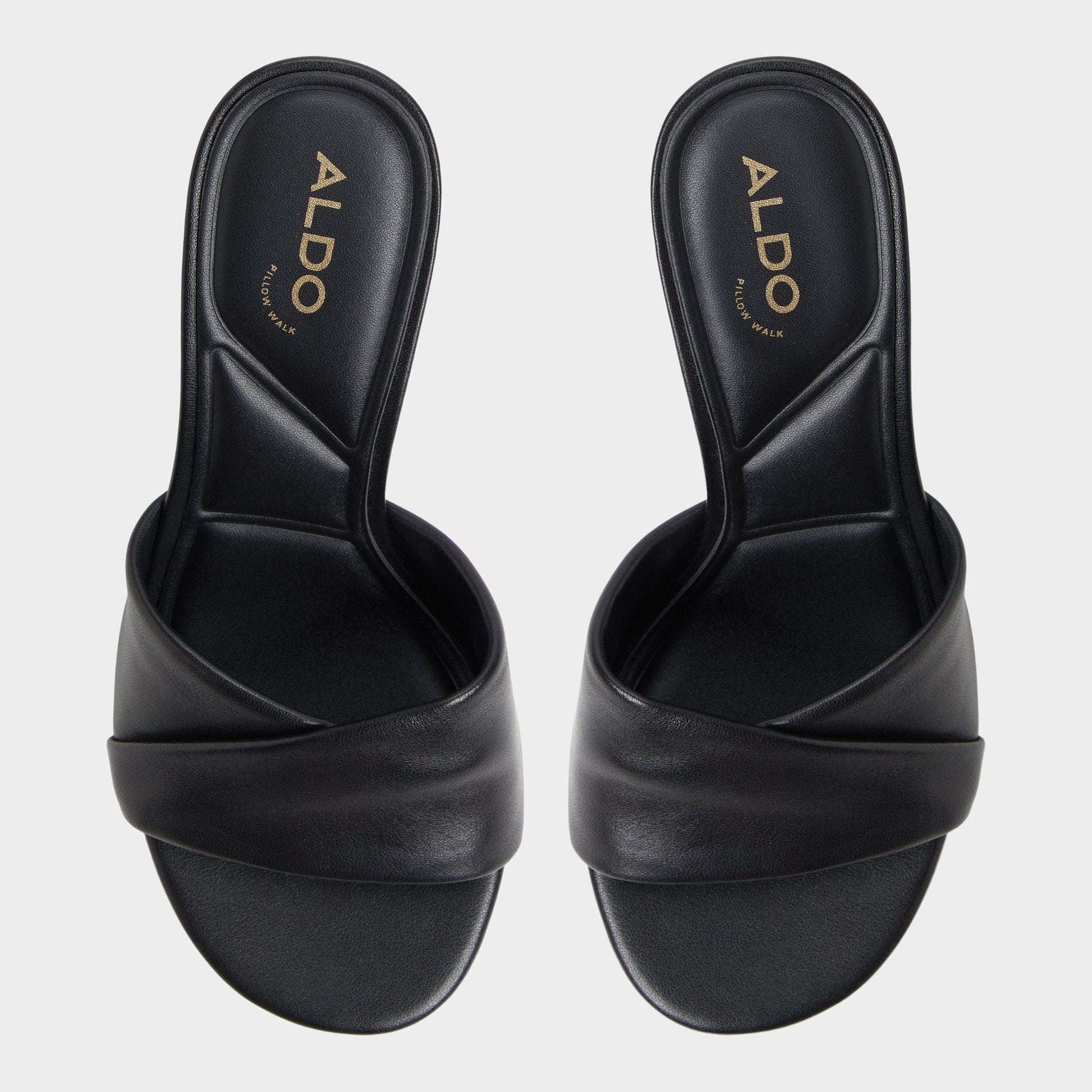Lyhanna Black Women's Heeled mules - Heeled mule, Stiletto heel - Black