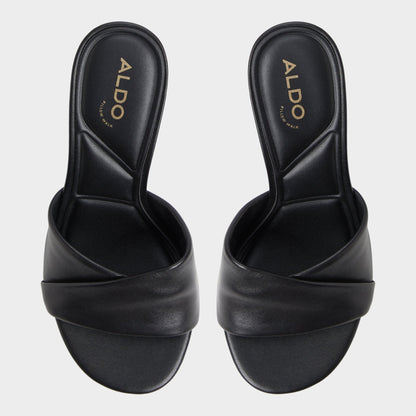 Lyhanna Black Women's Heeled mules - Heeled mule, Stiletto heel - Black