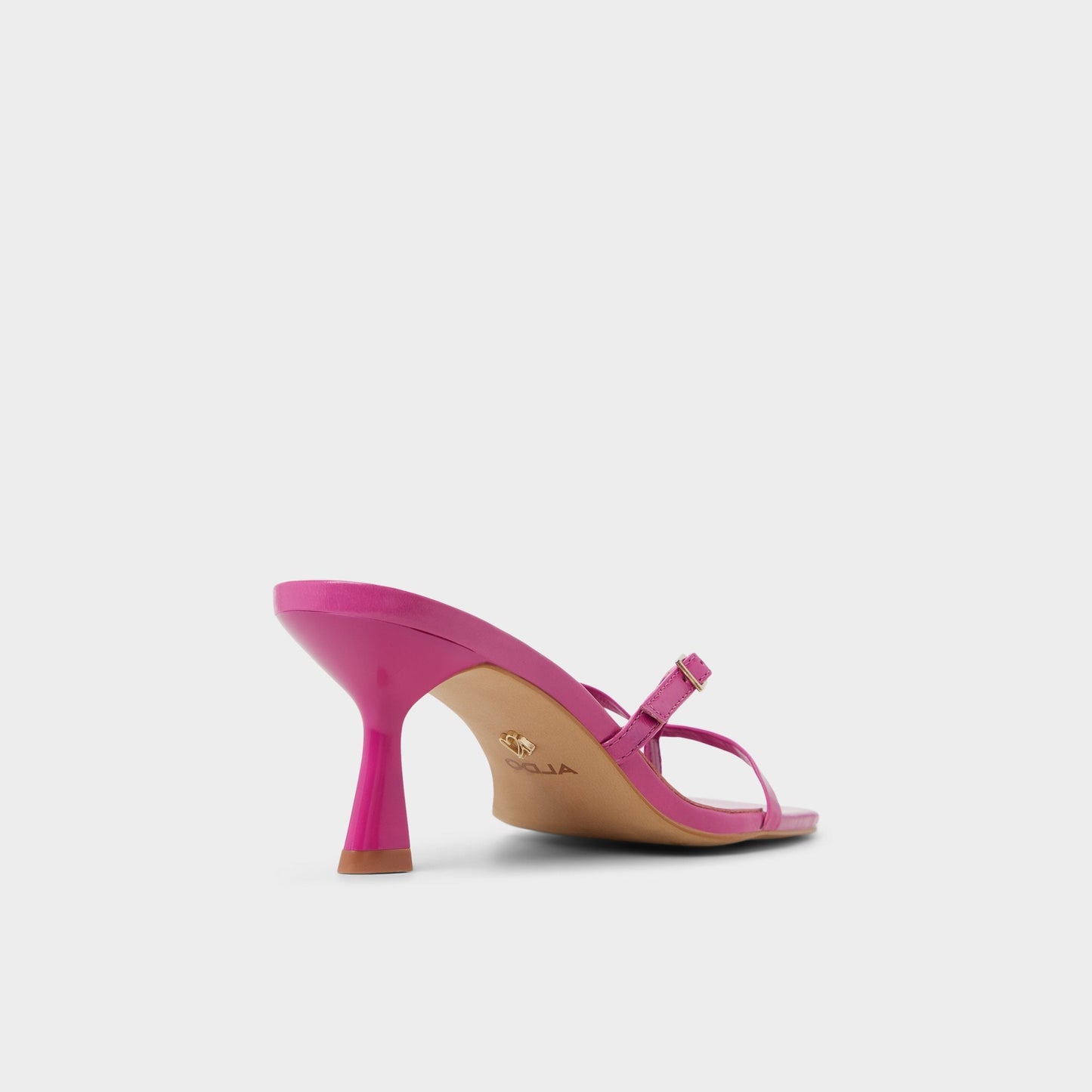 Gannever - Heeled flip flop, Kitten heel - Dark pink
