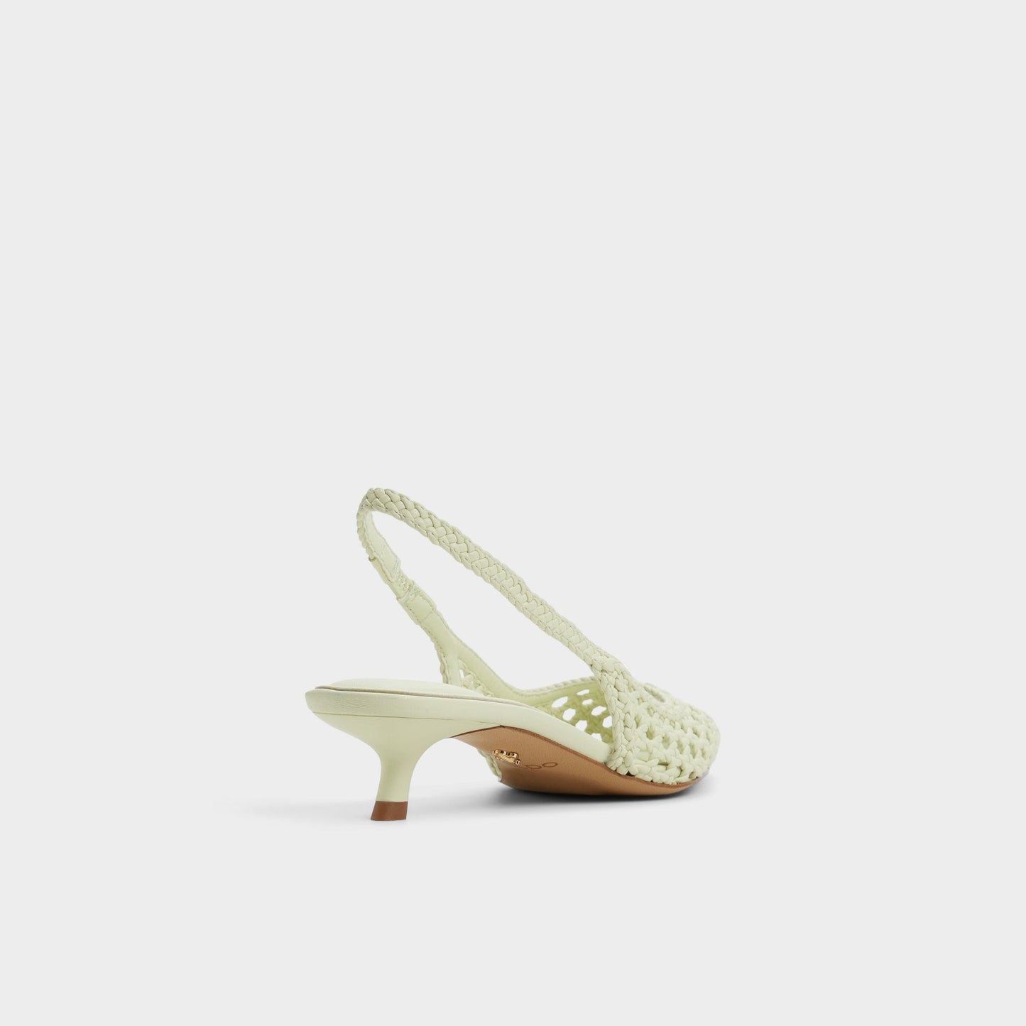 Violettia in Other Green - Sling back high heel, Kitten heel - Other green