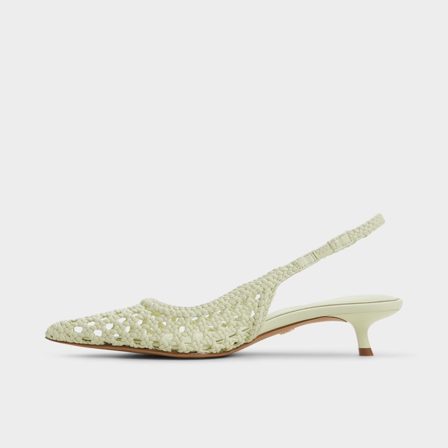 Violettia in Other Green - Sling back high heel, Kitten heel - Other green