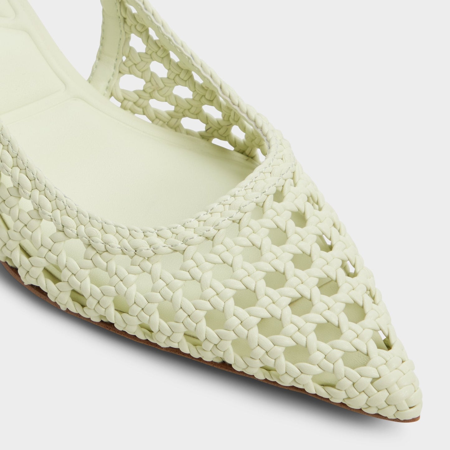 Violettia in Other Green - Sling back high heel, Kitten heel - Other green