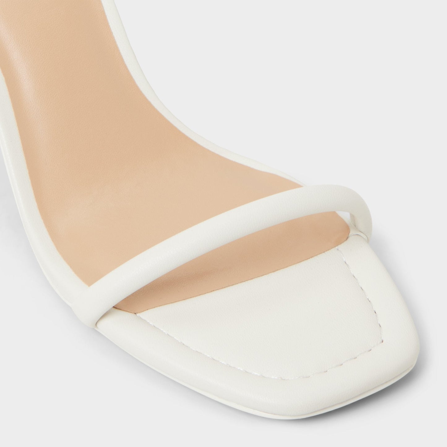 Demmi White Women's Strappy sandals - , Kitten heel - White
