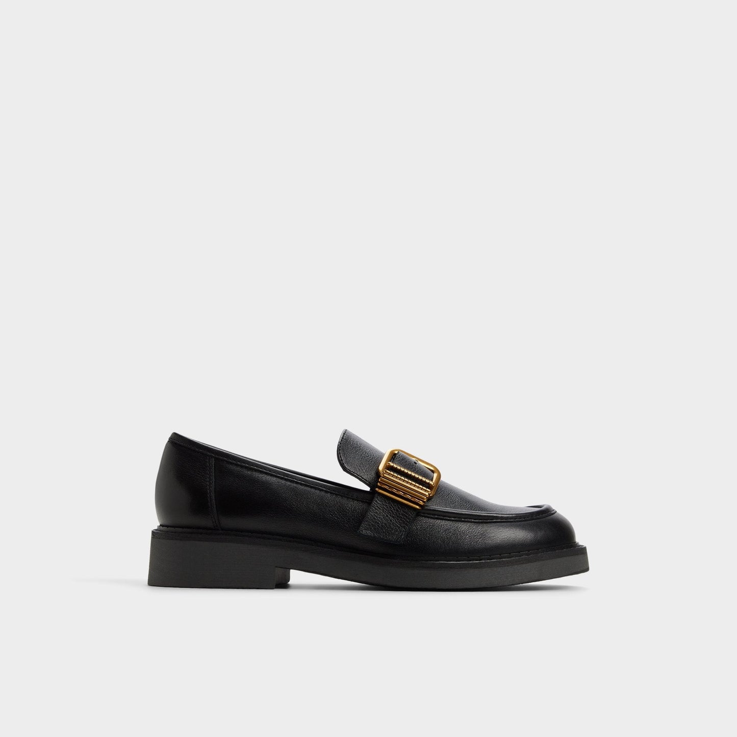 Kalya in Black - Loafer, Block heel - Black