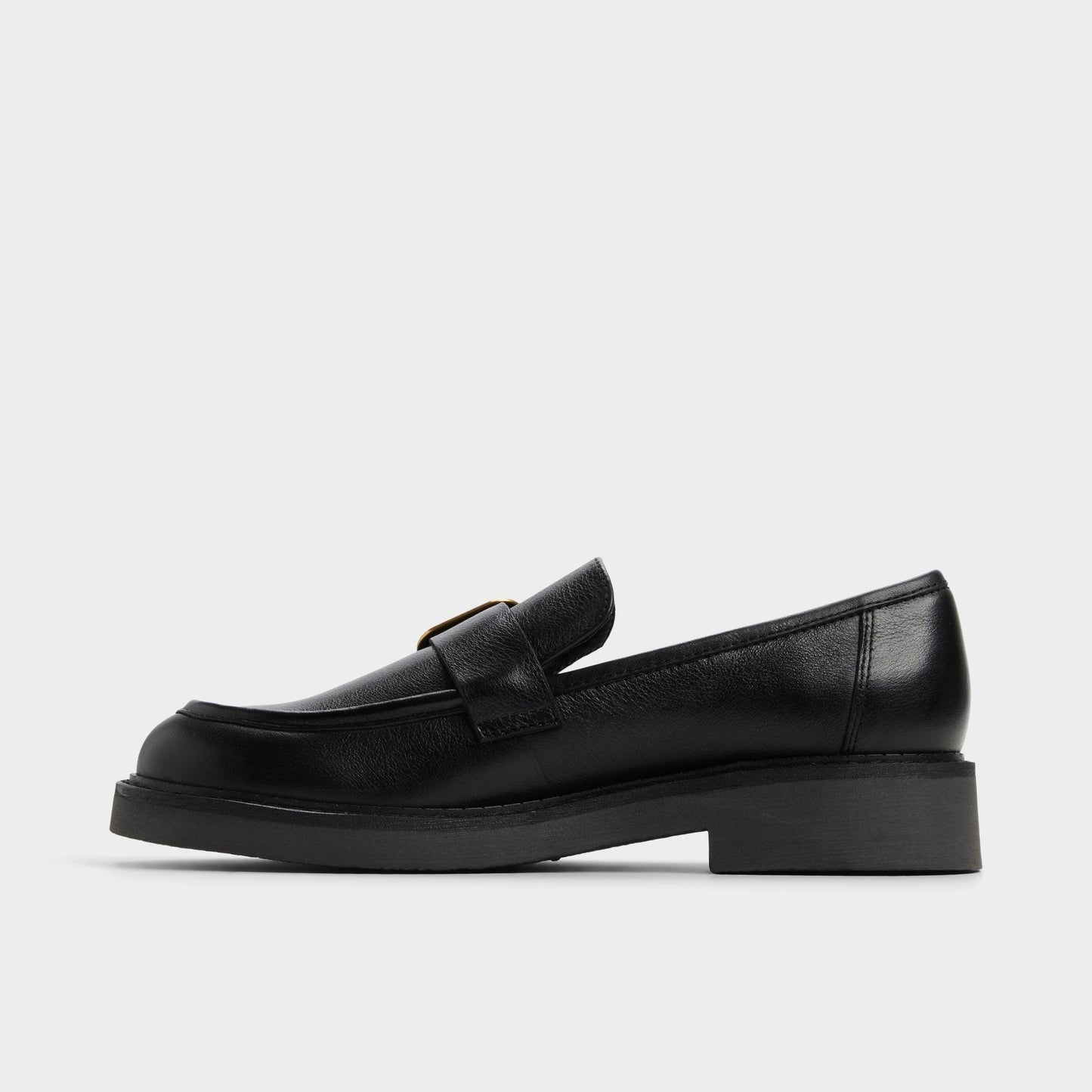 Kalya in Black - Loafer, Block heel - Black